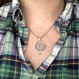 Pentacle Necklace 18 in chain